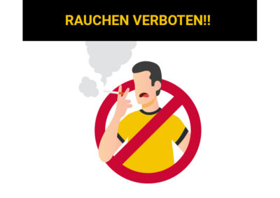 Sicherheitsschild Rauchen verboten