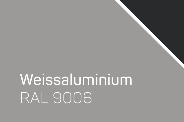 Farbe weissaluminium 9006 | Dachrinnen, Fallrohre und Dachentwässerungs-Zubehör bei D&E in Erkelenz im Kreis Heinsberg, Nähe Aachen, Köln, Düsseldorf, Mönchengladbach