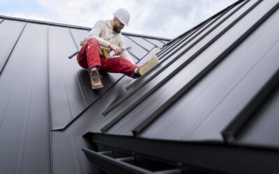 Schwarze Dachrinnen und Fallrohre | Dachentwässerung